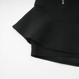 Priscille layered flouncehem shorts