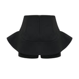 Priscille layered flouncehem shorts