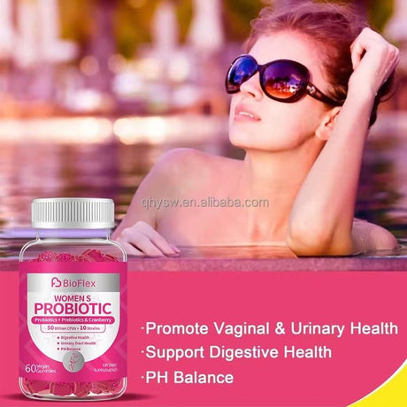 Probiotic 60 Gummies for Women – Gut & Immune Support with Cranber