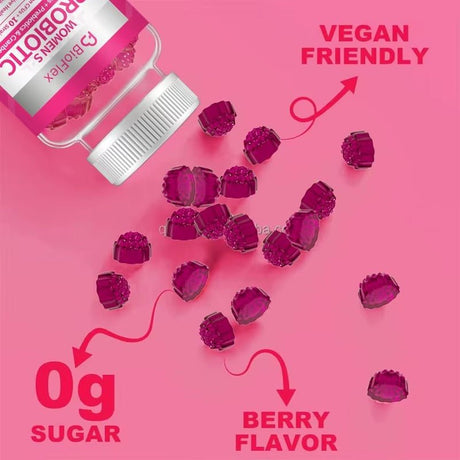 Probiotic 60 Gummies for Women – Gut & Immune Support with Cranber
