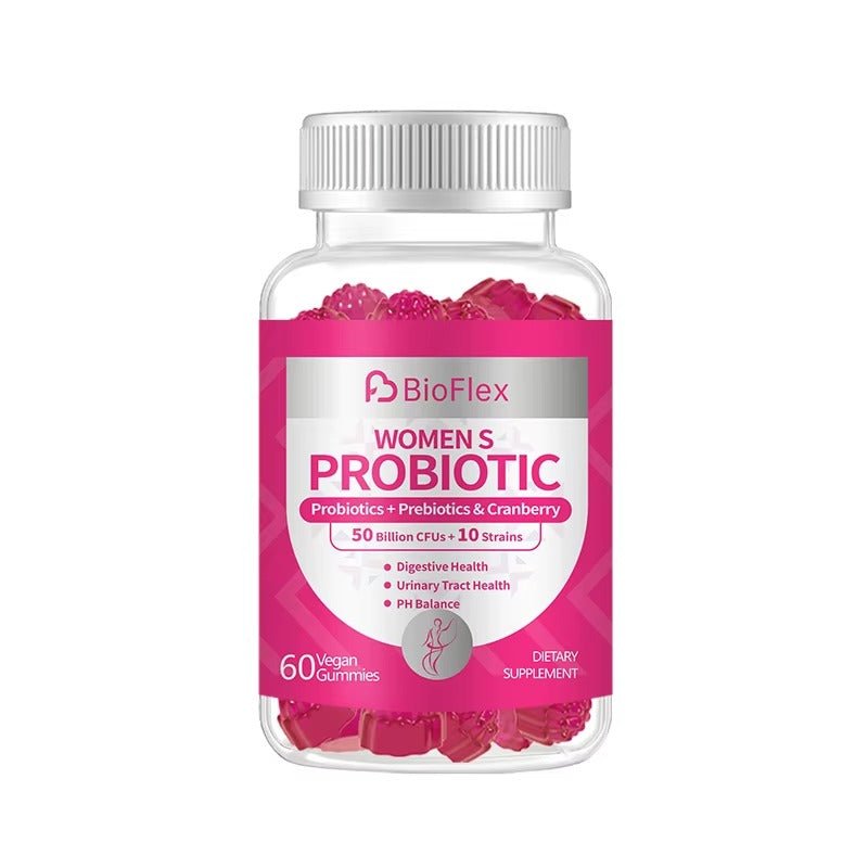 Probiotic 60 Gummies for Women – Gut & Immune Support with Cranber