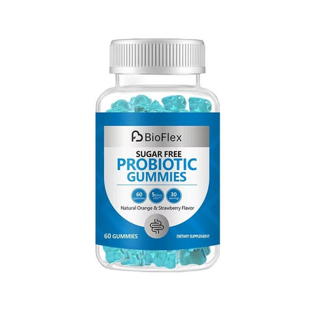 Probiotic Gummies – Sugar - Free Pre & Probiotic Digestive Supplements 60 Count