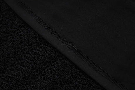 Quinn Long Fitted Crochet Dress - Lace Details and Adjustable Straps for a Chic Look