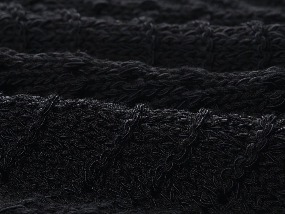 Quinn Long Fitted Crochet Dress - Lace Details and Adjustable Straps for a Chic Look