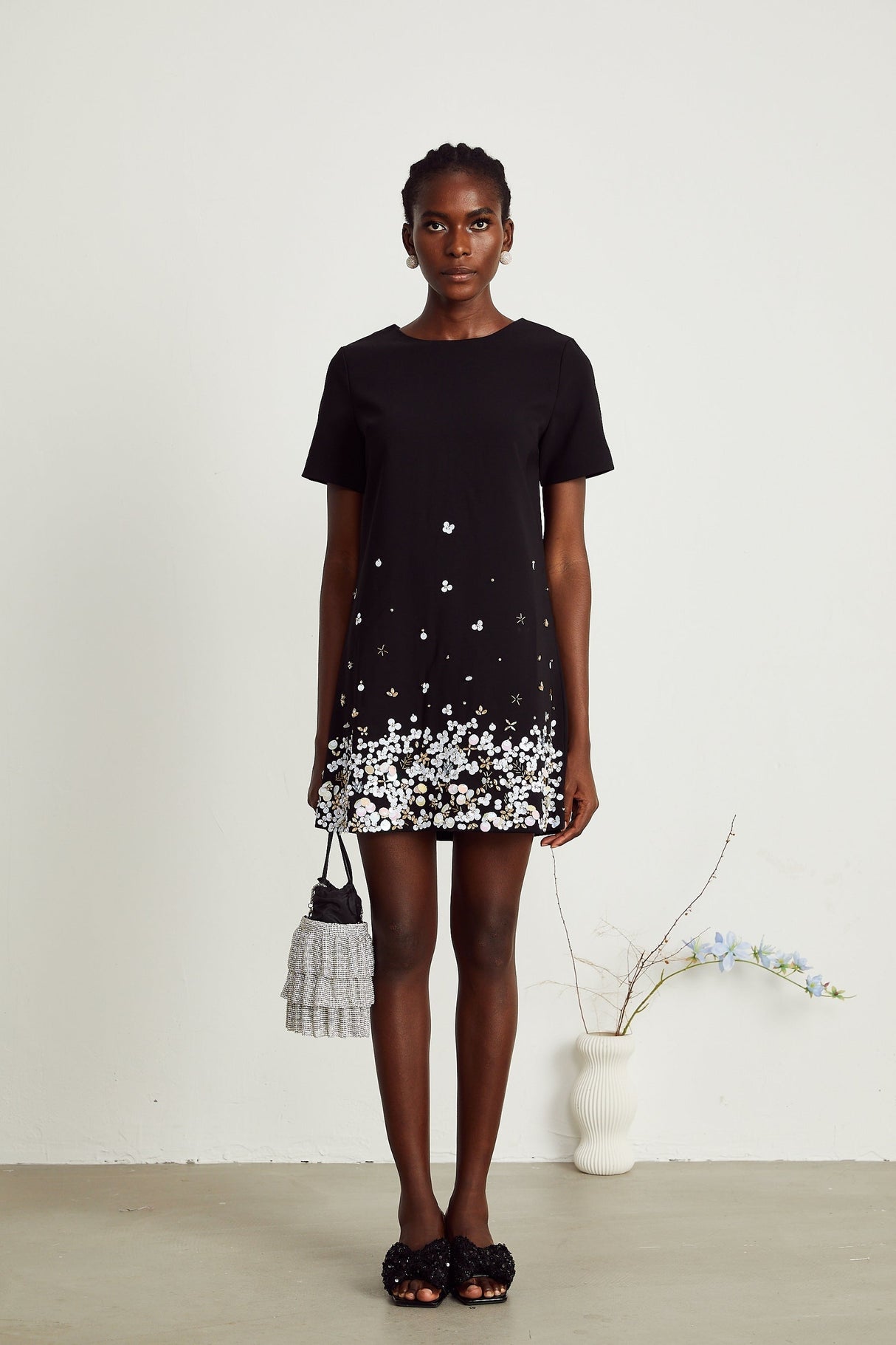 Rachel crystalembellished mini dress