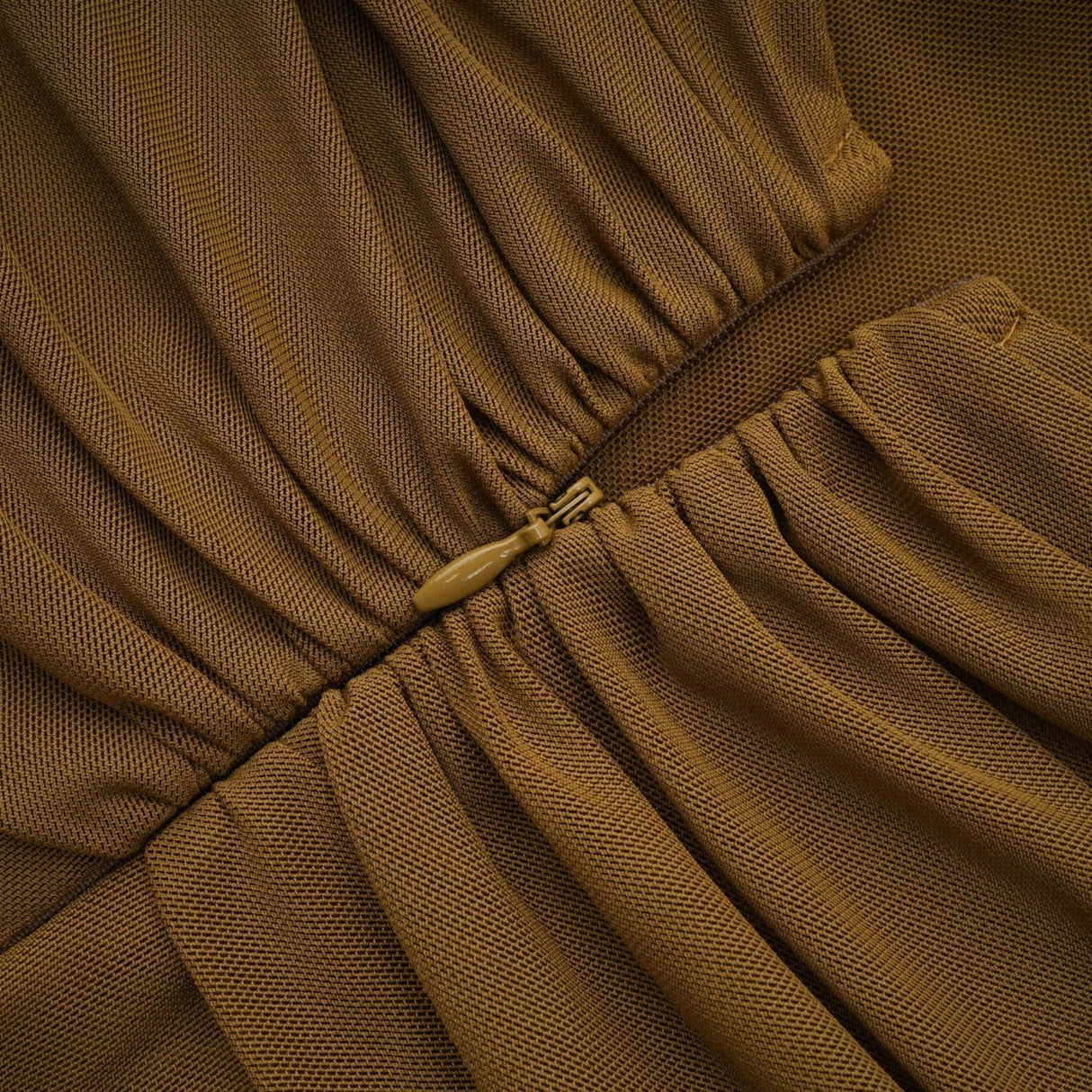 Rachel Maxi Dress in Vibrant Olive with Crossover Neck - Backless Design & Chic Hood