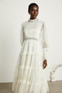 Raphaëlle crystalembellished tiered midi dress