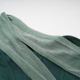 Raven Maxi Dress in Vibrant Green with Mono Shoulder