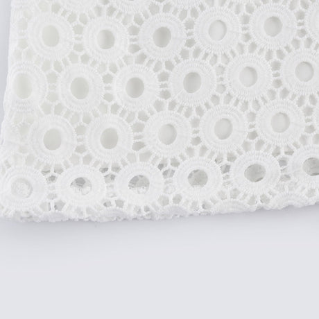 Rebecca Blouse & Shorts White Faux Flower Crystal Set