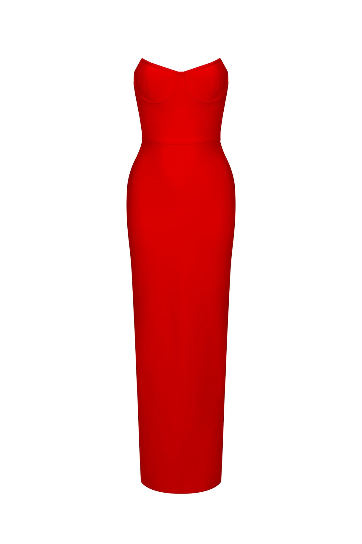 Rebecca Red Bandage Maxi Dress for Women