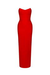 Rebecca Red Bandage Maxi Dress for Women