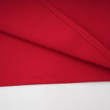 Red pleated maxi dress with high slit for Valentines Day