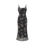 Renée floralprint layered midi dress