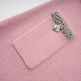 Renée pink embellished jacket  skirt matching set