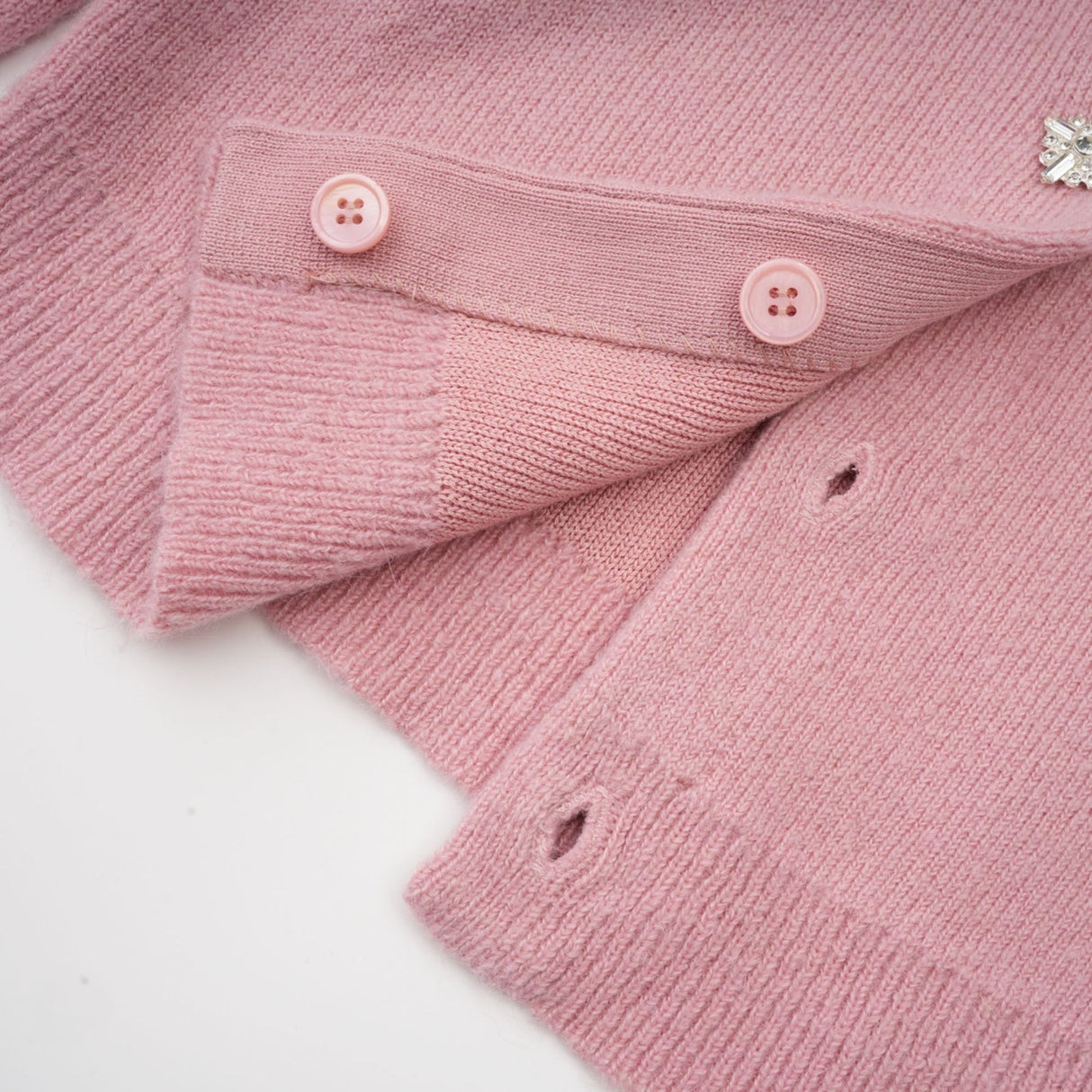 Renée pink embellished jacket  skirt matching set