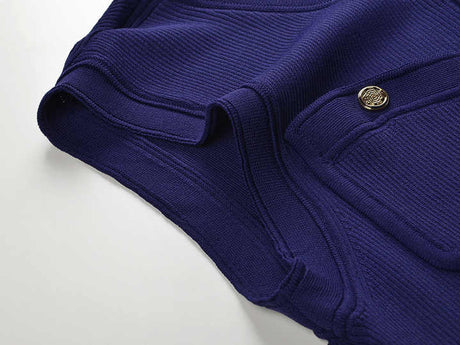 Rhea Dress - Fitted Silhouette With Pleats - Button - Up Front With Pockets - Tailored Comfort - Versatile Layering Piece