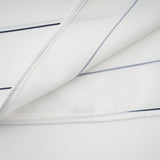Rinata Top & Skirt Striped White Matching Set