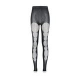 Rivi cutout elasticatedwaistband tights