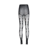 Rivi cutout elasticatedwaistband tights