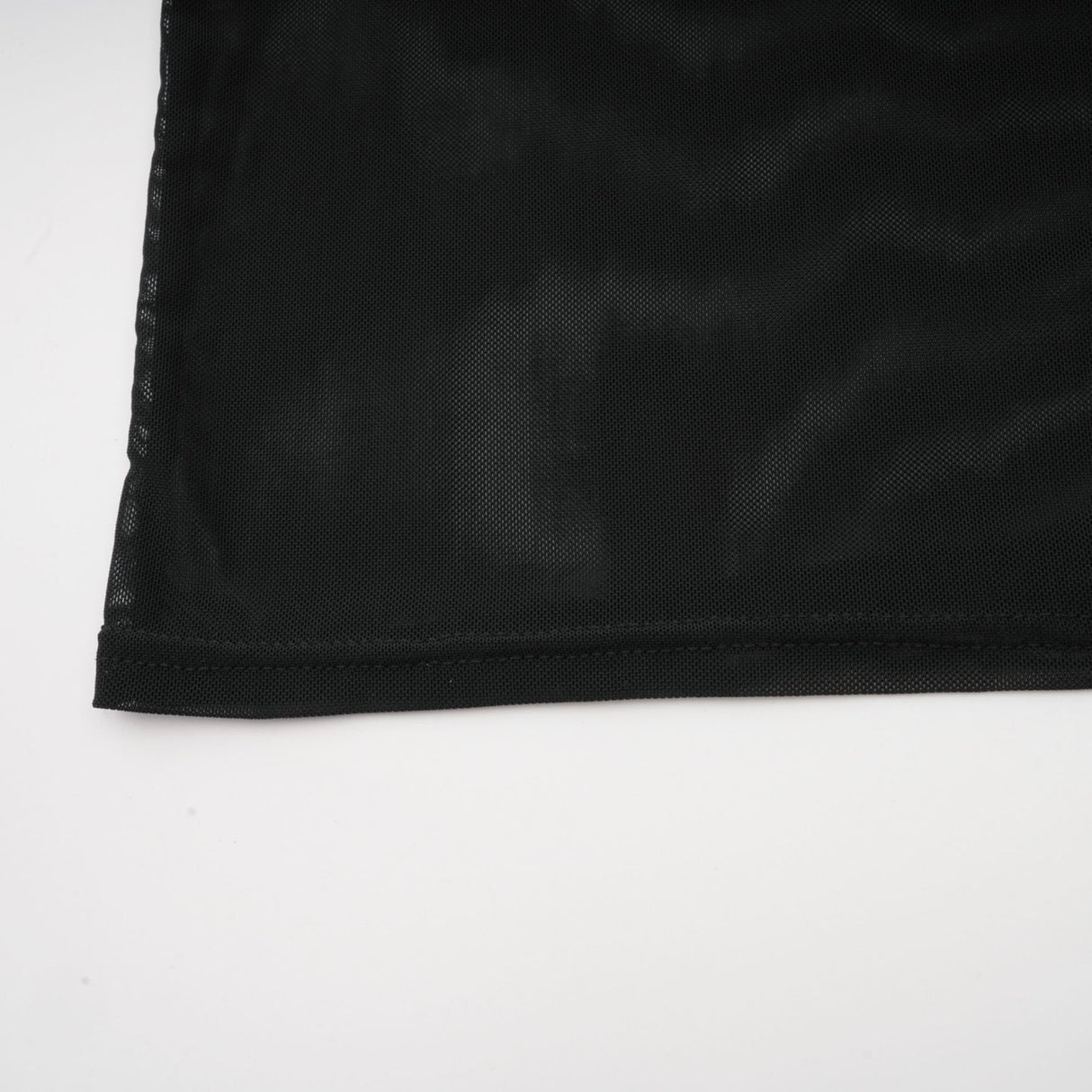 Rosalba Top Black Faux Fur Tulle & Faux Mink Fur