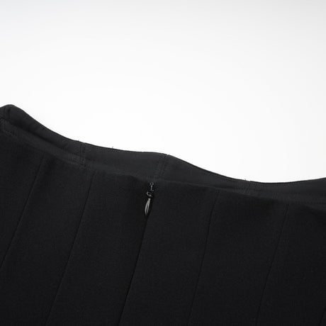 Rosanna Maxi Dress - Chic Off - the - Shoulder Black with Pleated Detailing & Flared Hem
