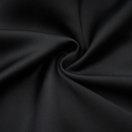Rosanna Maxi Dress - Chic Off - the - Shoulder Black with Pleated Detailing & Flared Hem