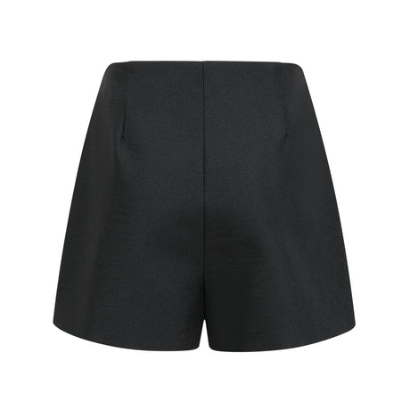 Roseline black embellished shorts