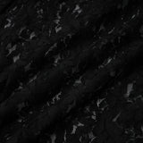 Roseline ruffledtrim florallace gown