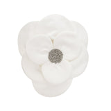 Roxane crystalembellished floralappliqué top