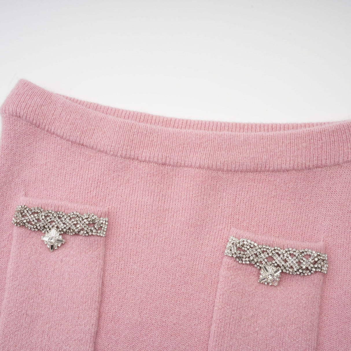Ruby Jacket & Skirt Crystal Pink Matching Set