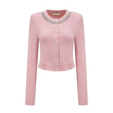 Ruby Jacket & Skirt Crystal Pink Matching Set