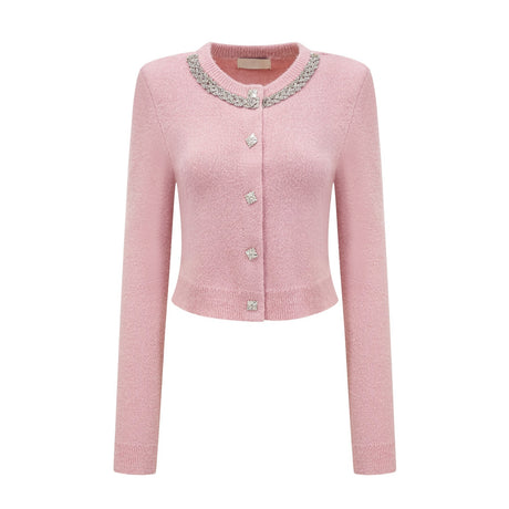 Ruby Jacket & Skirt Crystal Pink Matching Set