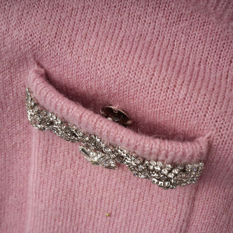 Ruby Jacket & Skirt Crystal Pink Matching Set