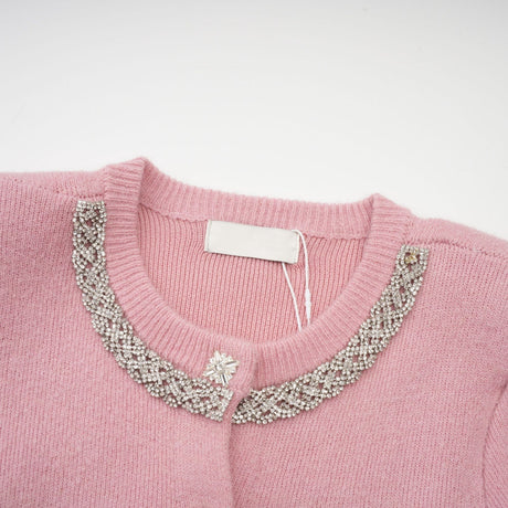 Ruby Jacket & Skirt Crystal Pink Matching Set