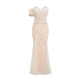 Sabine faux pearlembellished maxi dress