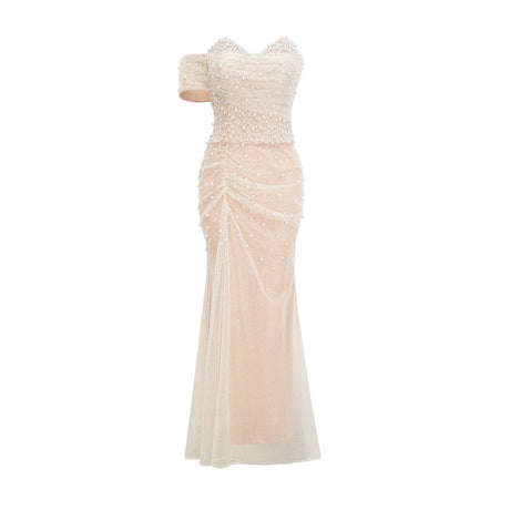 Sabine faux pearlembellished maxi dress