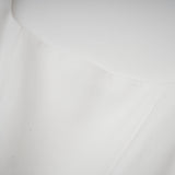 Sadie white pleated corset gown dress
