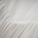 Sadie white pleated corset gown dress