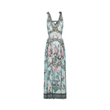Saira tieshoulder midi dress