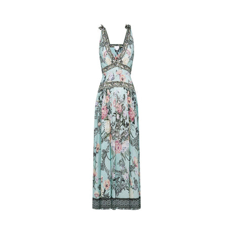 Saira tieshoulder midi dress