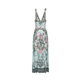 Saira tieshoulder midi dress