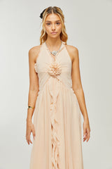 Samantha Halter - Neck Maxi Dress