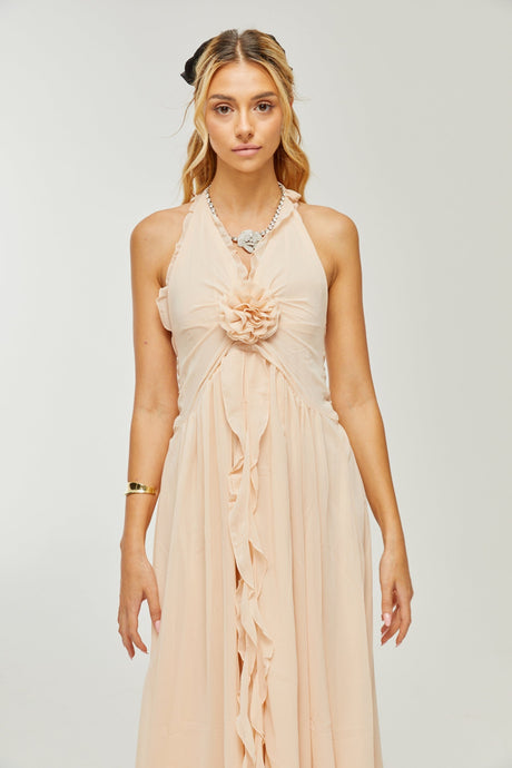 Samantha Halter - Neck Maxi Dress