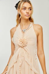 Samantha Halter - Neck Maxi Dress