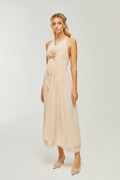 Samantha Halter - Neck Maxi Dress
