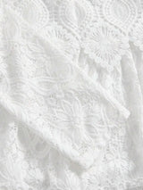 Samantha Midi Dress - Round Neck - Wedding - Flared Hem - High Waist - Elegant Style