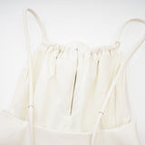 Sancia floralappliqué leather top