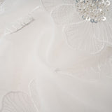 Sandra Shirt Sandra White Crystal Embellished Sheer Shirt