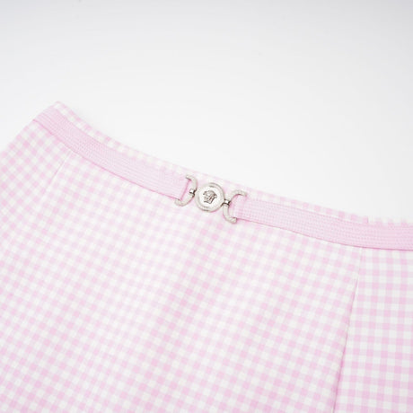 Sandrine ginghamcheck top  skirt matching set