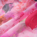 Sara Gown Pink Floral Ruffled Tiered Maxi